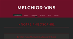 Desktop Screenshot of melchior-vins.be
