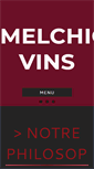 Mobile Screenshot of melchior-vins.be